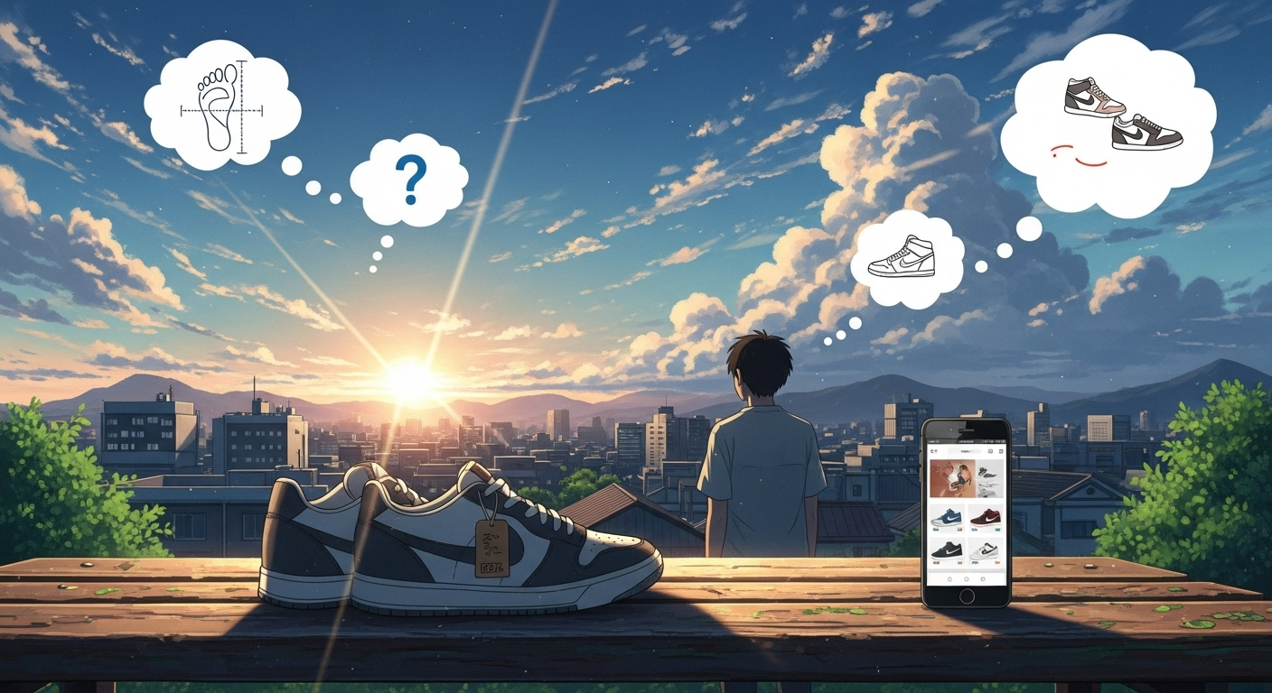 後悔しないスニーカーのサイズの選び方!ブランド・通販での失敗を防ぐコツ