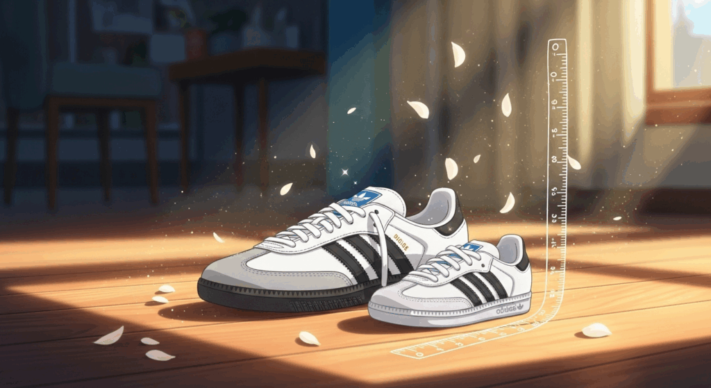 adidasサンバのサイズ感で失敗しない選び方！OG・レディース別の注意点
