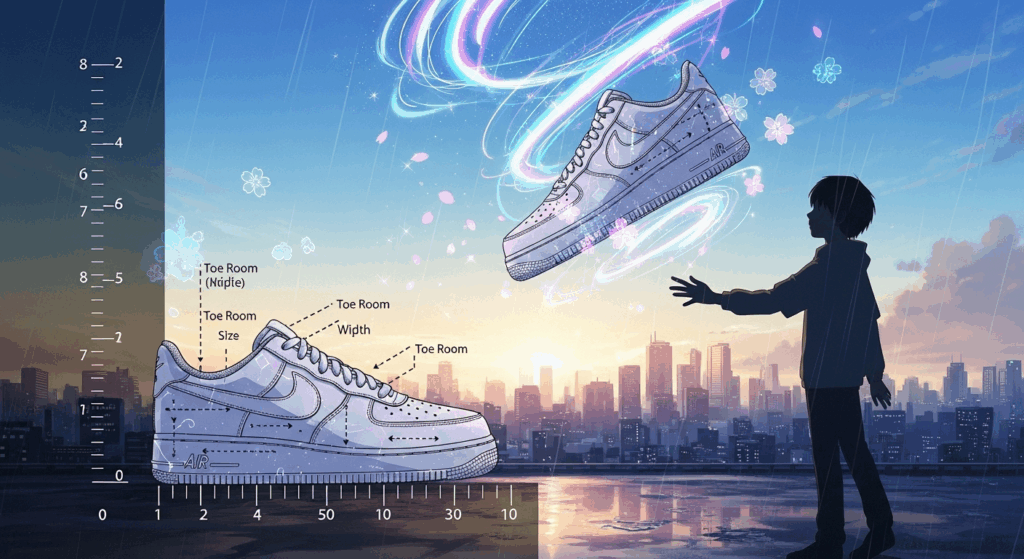 ナイキ エアフォース1のサイズ感｜失敗しない選び方とモデル別比較