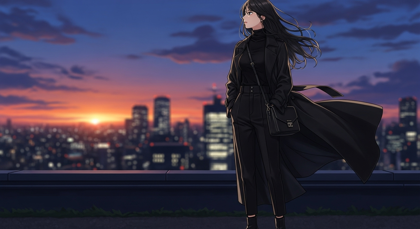 全身黒コーデがダサいは嘘！おしゃれに見せる男女別の着こなし術