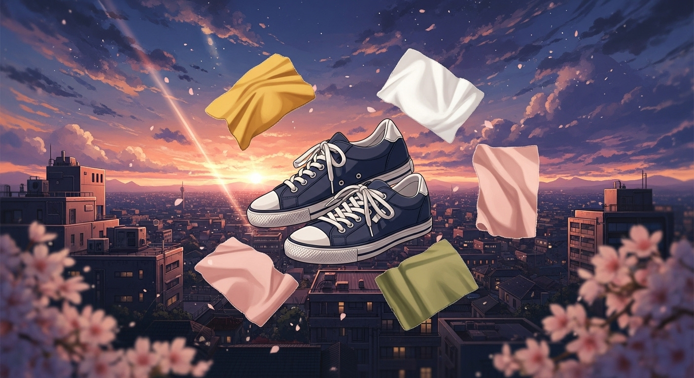 ネイビースニーカーが難しいは嘘！合わせる色で変わるコーデ術