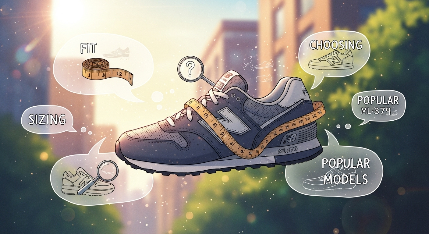 ニューバランスML373のサイズ感は小さい?失敗しない選び方と人気モデル比較