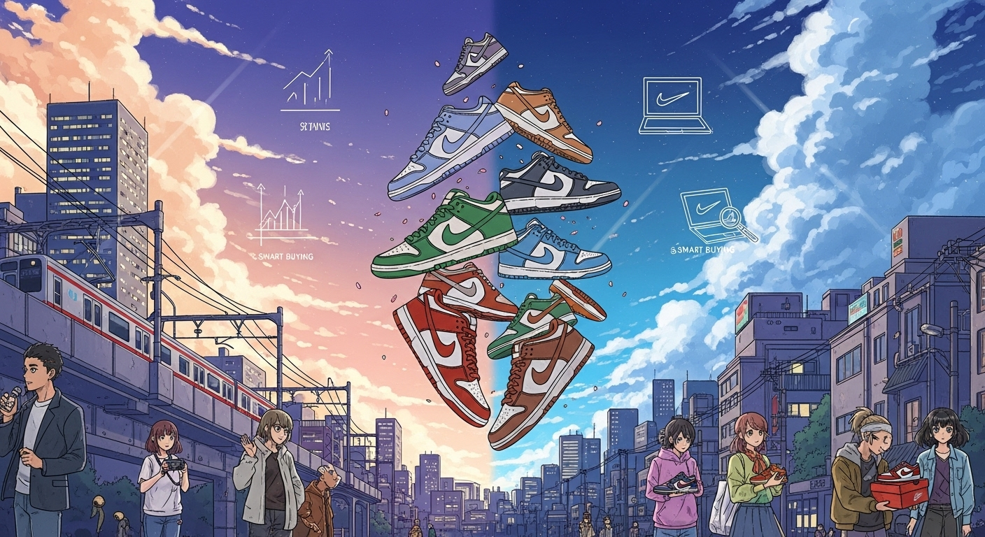ナイキダンクが人気の理由はなぜ?5つの魅力と賢い買い方を解説