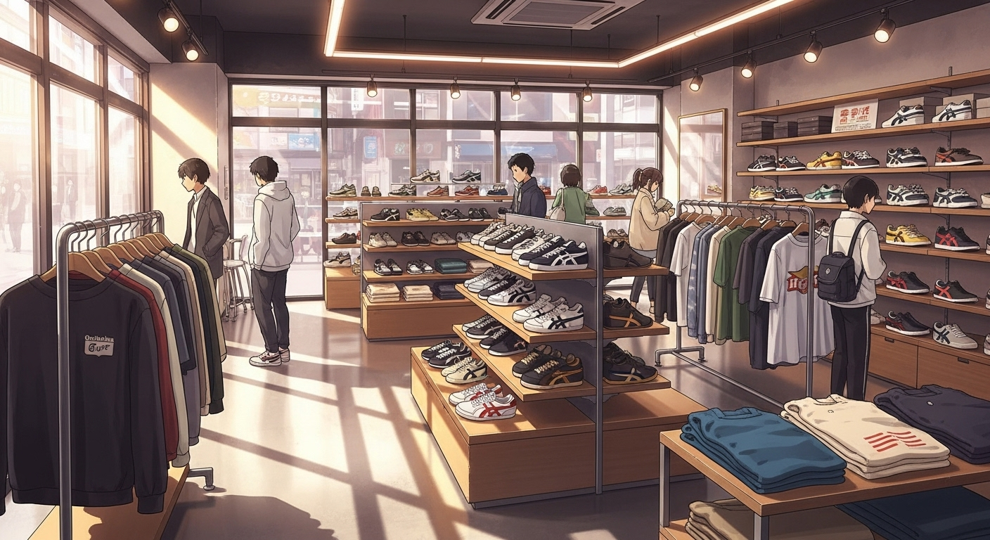 オニツカタイガー店舗の品揃えを比較！欲しい一足が見つかる探し方