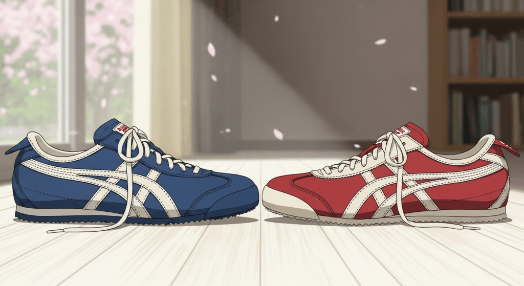 オニツカタイガーMEXICO 66とSDの違いを7項目で比較！自分に合う一足の選び方