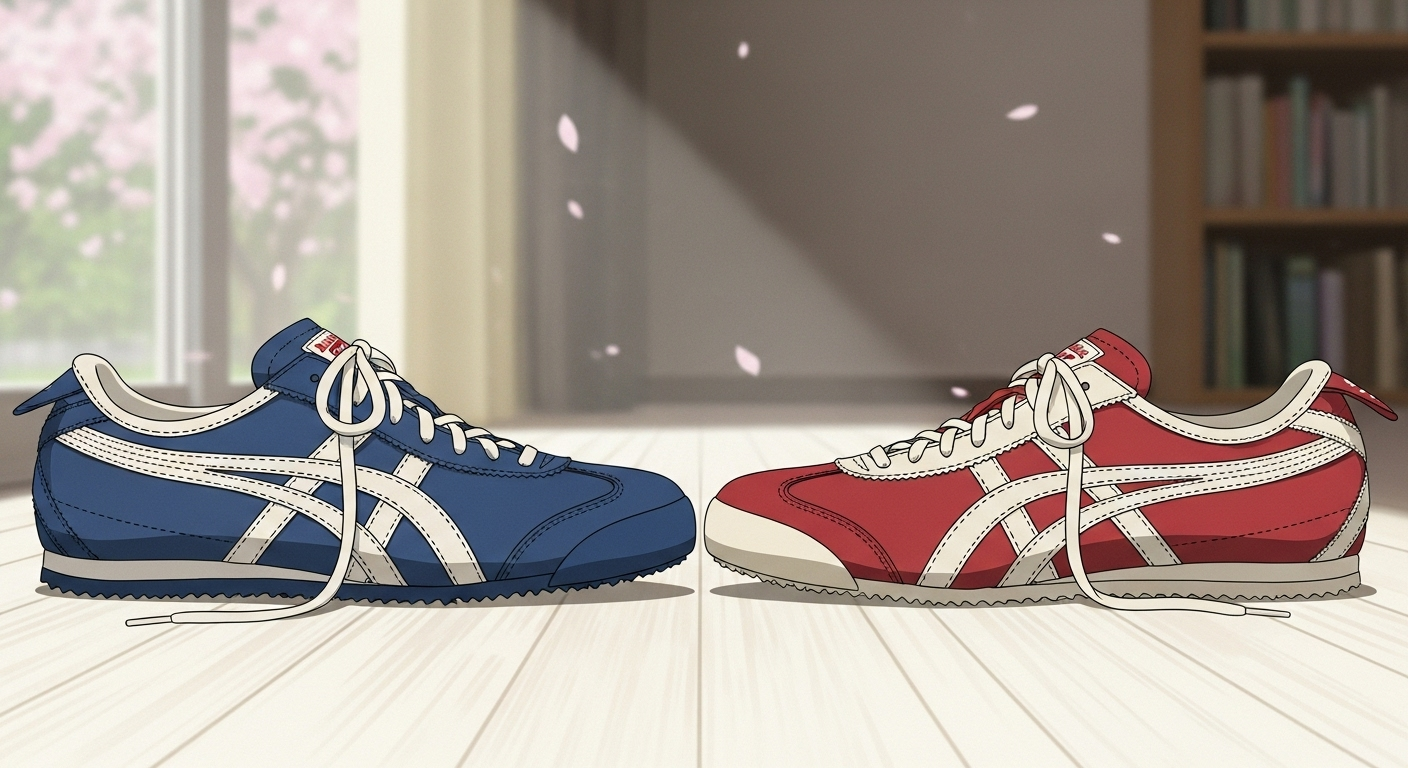 オニツカタイガーMEXICO 66とSDの違いを7項目で比較！自分に合う一足の選び方