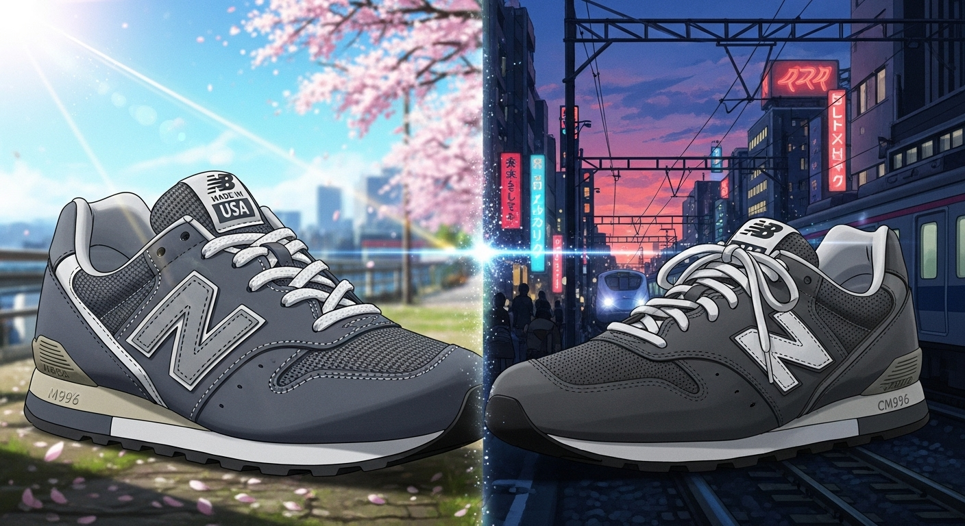 ニューバランス996の違いを比較！USA製M996とCM996の見分け方